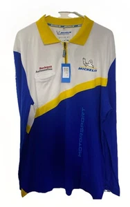 Polo col manches longues Audes Michelin Motorsports 3xl bleu/blanc/jaune - Photo 1/17