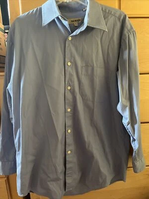 Men's Dress Shirt Long Sleeve Solid Color Regular Fit Button Up - Image 1 of 4