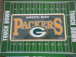 Green Bay Packers license plate NEW Vtg NFL 90's 1997 - Picture 1 of 3