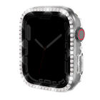 Bling Diamond Privacy Anti-spy Screen Protector Case For Apple Watch 9 8 7 6 5 4