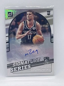 2021-22 Panini Donruss Signature Series Marcus Zegarowski #SS-MZG Auto RC Nets - Picture 1 of 2