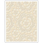 Sizzix Tim Holtz Alterations Collection Texture Fades Embossing Folder Lace