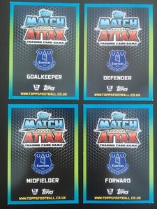 Match Attax 2015/16 (2015/2016) - Teams E-N VARIOUS CARDS