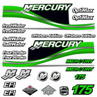 Mercury 175 Four 4 Stroke Decal Kit Outboard Engine Graphic Motor Merc GREEN - C $ 122.37
