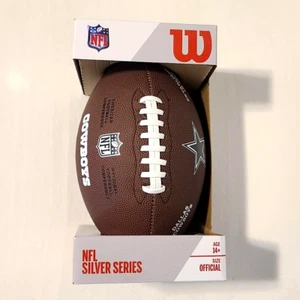 Dallas Cowboys Wilson NFL Silver Series Official Full Size Football BRAND NEW!!! - Picture 1 of 11