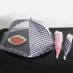 Coprivivande Tavolo Pieghevole Stile Ombrello Anti Mosche Cucina Cottura Pasti - Foto 1 di 19