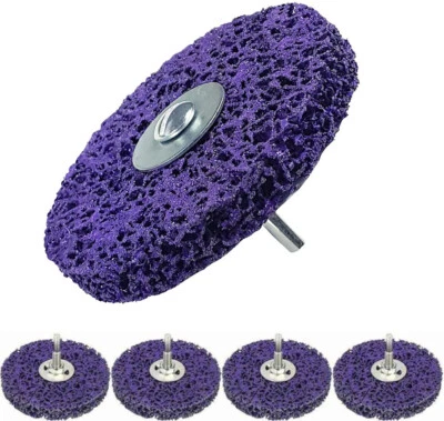 5Stk/Satz  Lila  CSD Scheibe CBS Grob-Reinigungsscheibe Winkelschleifer 100mm - Bild 1 von 4