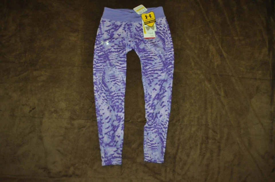 Under Armour Girls Printed Sonic Leggins 1250866 578 Purple NWT Size Small - Image 1 of 1