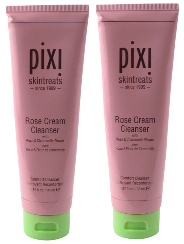 Paquete de 2 - Limpiador en crema Pixi SkinTreats Rose, 4,6 fl oz Foto 1 de 1