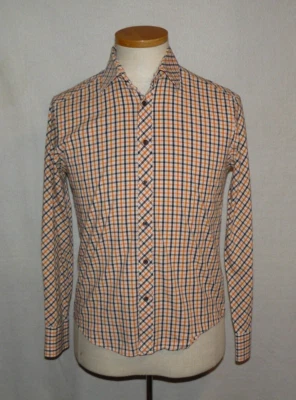Ben Sherman Hombres Camisa Stretch Varios Colores de Cuadros Talla M - Imagen 1 de 4