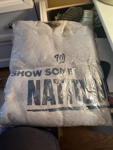 Nats Hoodie Nationals "Show Some Natitude" Sweatshirt XL New in Package Cover