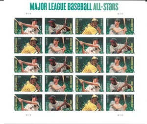 Scott #4697c IMPERFORATE (45c) Major League All-Stars Pane of 20-2022 Cat $70.00 - Picture 1 of 1
