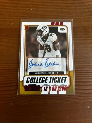 2021 Panini Contenders Draft Picks #255 Joshuah Bledsoe AU RC Red - Image 1 of 2