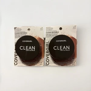 Covergirl Clean Invisible Pressed Powder, 2 Pack, #135 Tawny - Picture 1 of 1