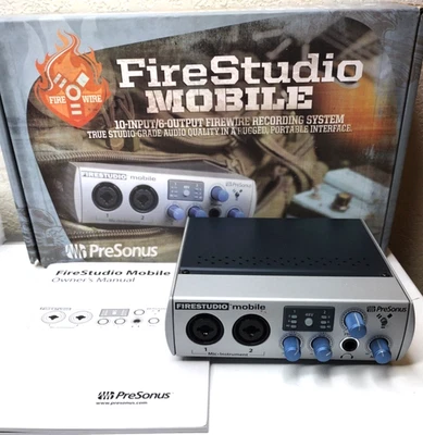 PreSonus FireStudio Mobile Digital Recording System 10x6 Windows/Mac, in Box - Image 1 of 4