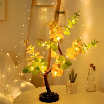 Lámpara de escritorio LED artificial para árbol de bonsái luz nocturna de hadas para decoración luz del hogar Foto 1 de 4