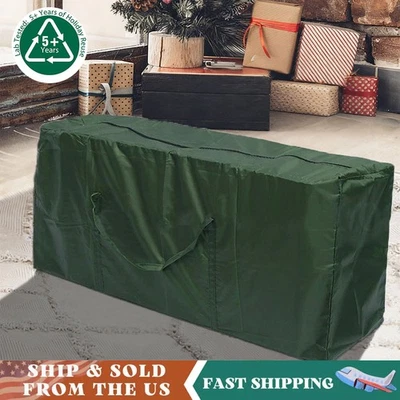 Christmas Tree Storage Bag Container Carry Large Waterproof Heavy Duty Up To 9ft - Image 1 of 4