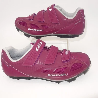 NEW Louis Garneau Multi Air Flex Cycling Shoes Magenta Purple Women's 9 Size 40 - Image 1 of 4