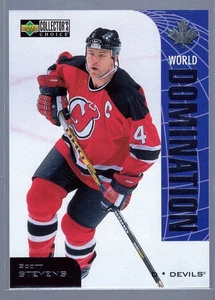* 1997-98 Collector's Choice - World Domination #W16 - SCOTT STEVENS - Picture 1 of 2