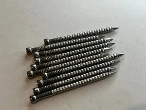 Annular Stainless Lost Head Nails A2 Round 40mm x 2.65mm Ring Nails 1 1/2" - Picture 1 of 24