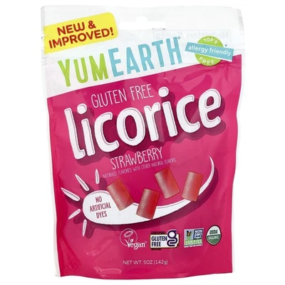 Gluten Free Licorice, Strawberry, 5 oz (142 g) - Image 1 of 2