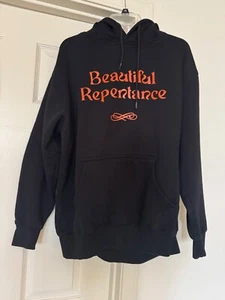 black religous hoodie unisex size large - Picture 1 of 9