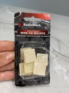 Radio Shack 278-441 adhesive backed wire tie mounts, 10 pack New old stock - Picture 1 of 3