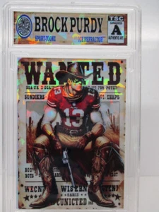 2024 San Francisco Wanted SP/99 Purdy Refractor 49'ers NFL zx3 radiocontrol - Imagen 1 de 2