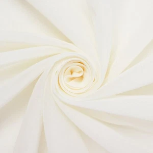 FWD Cotton Voile Lightweight Hypoallergenic Natural Sheer 58" Washable Fabric - Picture 1 of 35