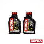 Motul 5000 10W40 2L 4 Stroke Engine Oil Aprilia RS4 125 New Driven Shaft 2011
