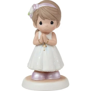 Precious Moments Blessings On Your First Communion Girl - Cabello moreno 222021E - Imagen 1 de 1