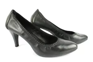 MODABELLA Scarpe Confort Pelle Flessibile Nero T 41 Ottime Condizioni - Foto 1 di 11