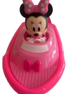 Disney Junior Minnie Mouse Baby Bath Boat Toy Floater Pink Bows Bathtub Fun 2+ - Picture 1 of 1