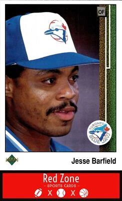 1989 Upper Deck - #149 Jesse Barfield NM Set Break. - Image 1 of 2