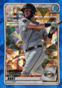 2020 Bowman Chrome Blue Shimmer Refractor Joey Bart #BCP-112 - Picture 1 of 1