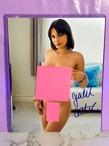 Gabbie Carter Sexy Demure Smile Signed Autograph 8x10 Adult Model Actress - Picture 1 of 1