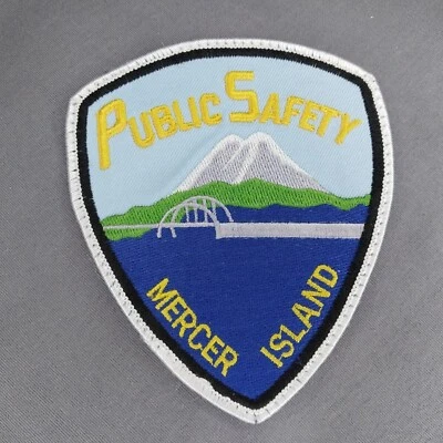 Mercer Island Washington Public Safety Department 4.5" Shoulder Patch  - Image 1 of 2