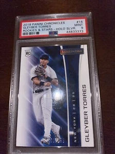 2018 Rookies and Stars HOLO SILVER -#16 Gleyber Torres Rookie PSA 9 Mint - Picture 1 of 2