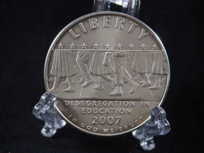 2007 P U.S Desegregation in Education Liberty Dollar Proof - SKU 418US - Image 1 of 2