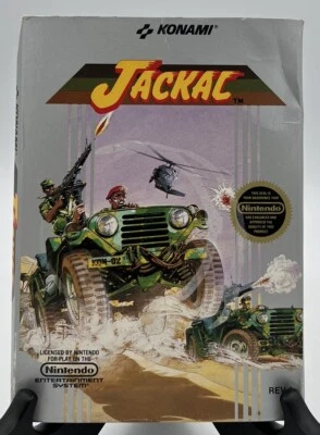 Jackal NES Box Game Dust Cover Tested  (Nintendo Entertainment System, 1987) - Image 1 of 4