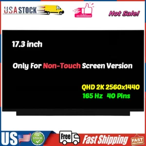 17.3" 165Hz 2.5K QHD For ASUS ROG GX703HM-DB76 LCD Screen Replacement Display - Picture 1 of 5