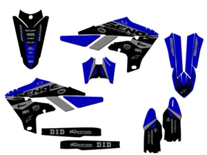 Kit de gráficos WR 450 F 2019-2023 BINARIO Blue Senge compatible con Yamaha - Imagen 1 de 10