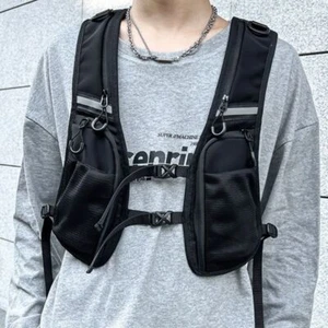 Breathable Mesh Hydration Vest Bag Fishing Vest Pack Outdoor Sport - Picture 1 of 12