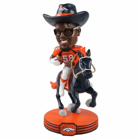 Von Miller Denver Broncos Riding Special Edition Bobblehead NFL Football Cover