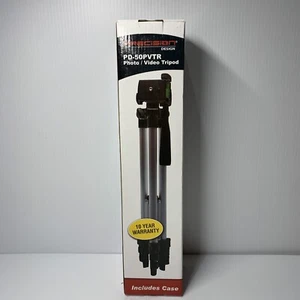 Camera Tripod Precision Compact Travel with Carrying Case Design 50" PD-50PVTR - Picture 1 of 4