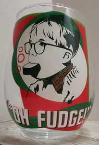 A Christmas Story Movie ~ 20 oz Glass ~ Ralphie "Oh Fudge" Scene ~ New In Box - Picture 1 of 8