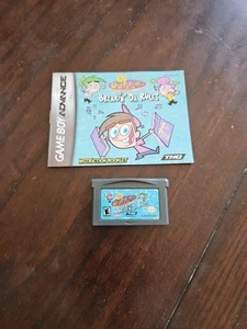 Fairly Odd Parents Breakin’ Da Rules (Gameboy Advance) Tested W/ Manual FastShip - Picture 1 of 7