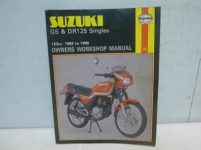Suzuki GS & DR 125 Singles Haynes Manual 1982 to 1990 GS125 ES DR125 S - Image 1 of 4