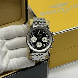 Breitling Navitimer 42mm Chronograph Black Dial A23322 - Box & Papers c.2010 - Picture 1 of 17