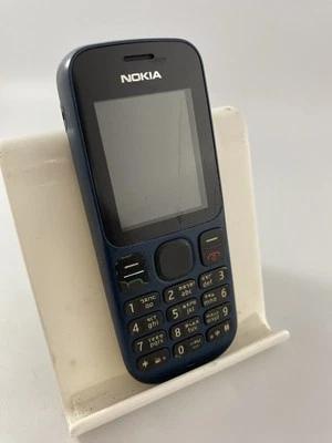 Nokia 100 Blue Tesco Network 8MB 1.8" 2G Mobile Button Phone Incomplete - Image 1 of 4